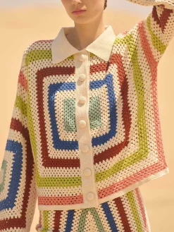 Plaza Crochet Cardigan