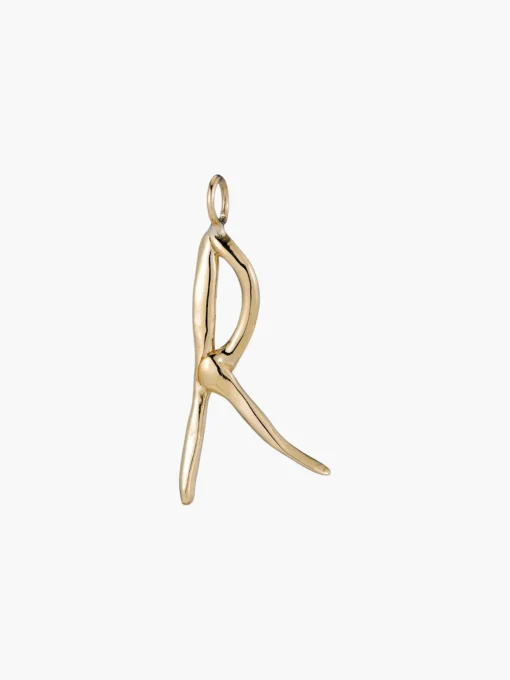 Raw Letter Charm