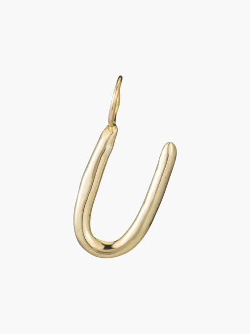 Raw Letter Charm