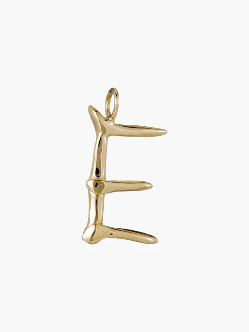 Raw Letter Charm