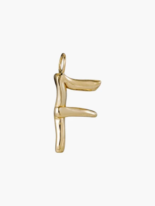 Raw Letter Charm