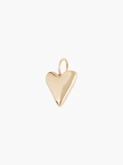 Raw Small Heart Pendant
