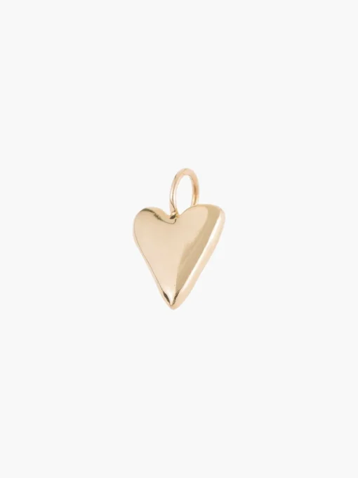 Raw Small Heart Pendant