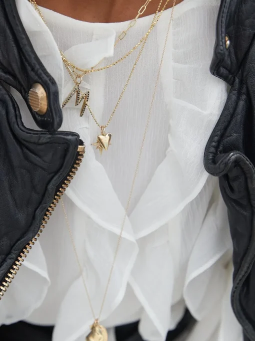Raw Small Heart Pendant