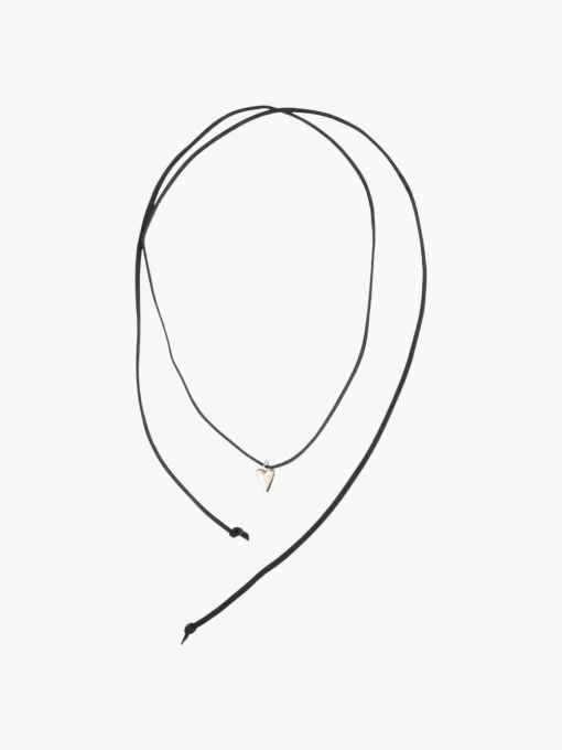 Raw Small Heart Pendant