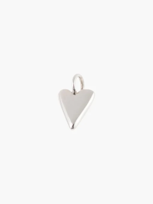 Raw Small Heart Pendant