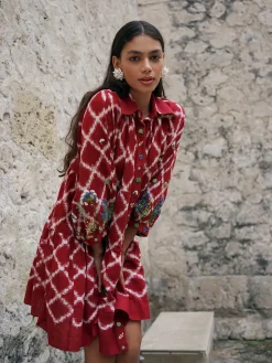 Red Sunflower Dress