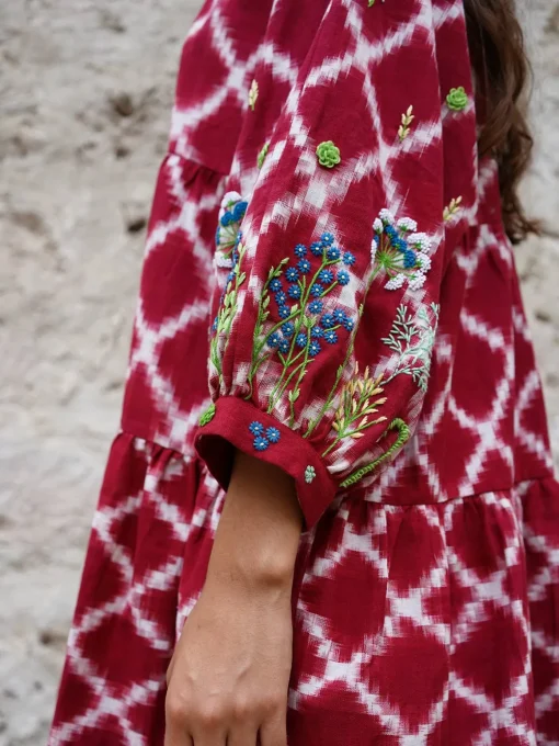 Red Sunflower Dress