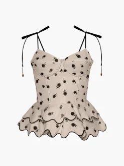 Rosita Peplum Top