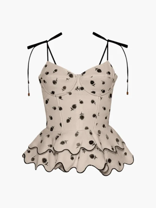 Rosita Peplum Top