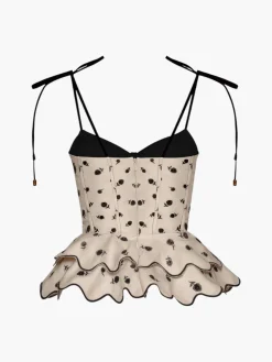 Rosita Peplum Top