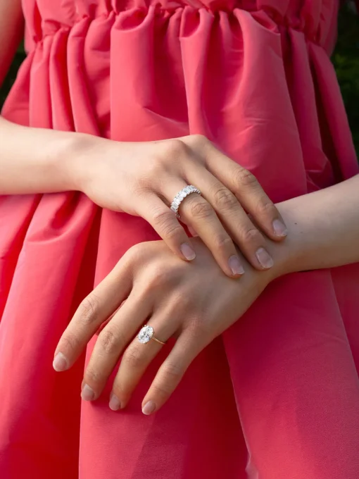 San Cesse Emerald Eternity Ring