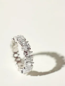 San Cesse Pear Eternity Ring