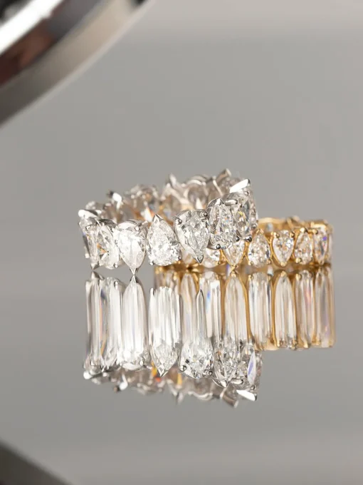 San Cesse Pear Eternity Ring