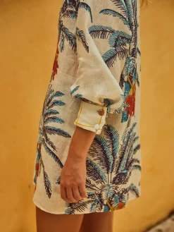 San Jacinto Linen Shirt Dress