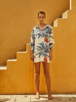 San Jacinto Linen Shirt Dress