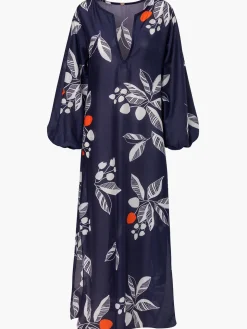 San Marco Cotton Silk Midi Dress