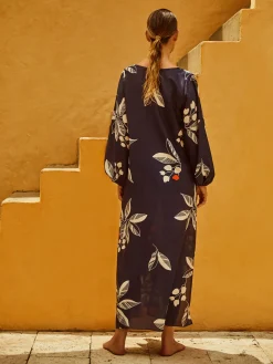 San Marco Cotton Silk Midi Dress