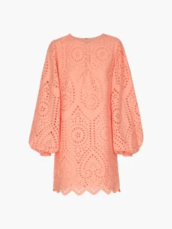 San Marco Eyelet Mini Dress