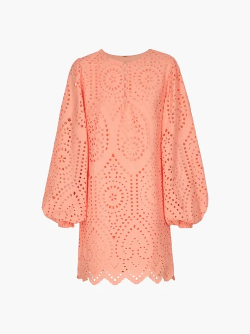 San Marco Eyelet Mini Dress