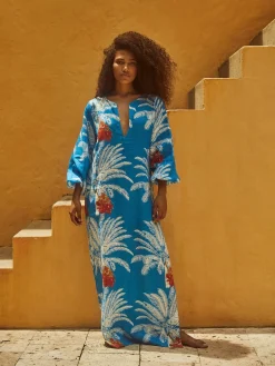 San Marco Linen Maxi Dress