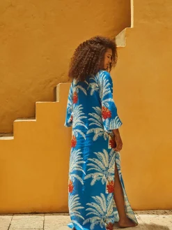 San Marco Linen Maxi Dress