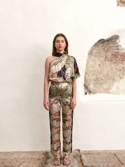 Santo Tomas Satin Silk Pants