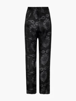 Santo Tomas Silk Jacquard Pants