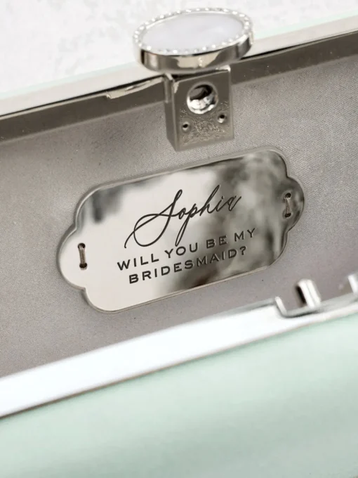 Satin Bella Clutch