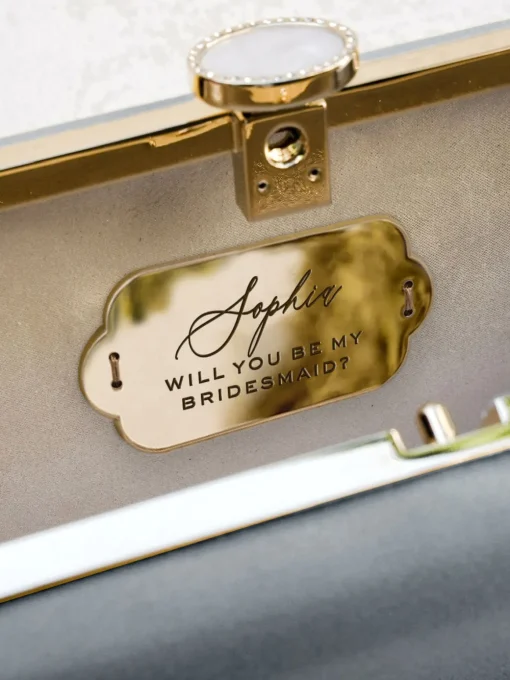 Satin Bella Clutch