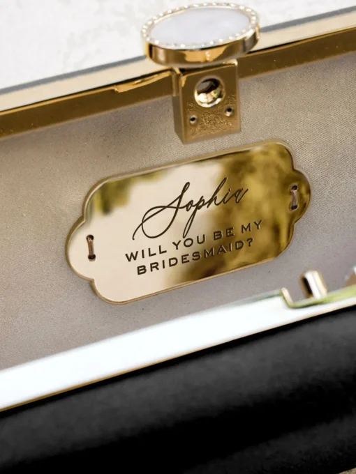 Satin Bella Clutch