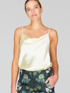 Satin Drape Front Camisole
