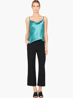 Satin Draped Front Camisole