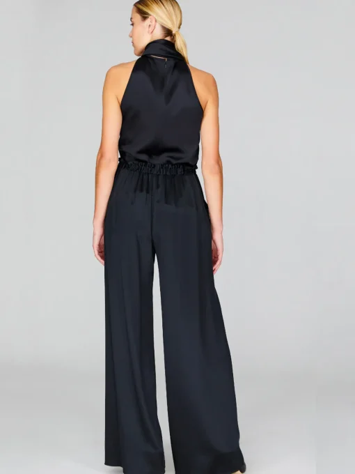 Satin Pajama Pant With Elastic Waist