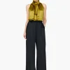 Satin Tie Neck Top