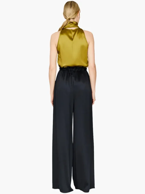 Satin Tie Neck Top