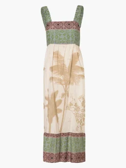 Sol de Occidente Cotton-Silk Midi Dress