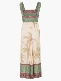 Sol de Occidente Cotton-Silk Midi Dress