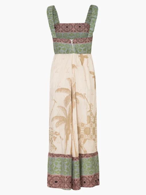 Sol de Occidente Cotton-Silk Midi Dress