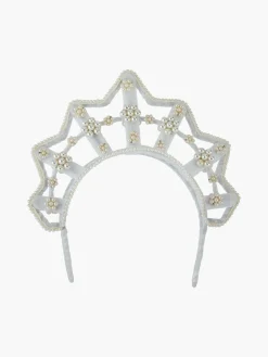 Star Shaped Pearl Velvet Headpiece