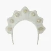 Star Shaped Velvet Pearl Headpiece