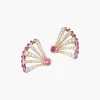 Sumerian Diamond Spike Earrings
