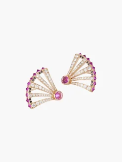 Sumerian Diamond Spike Earrings