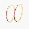 Sumerian Sapphire Hoops