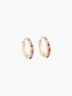 Sumerian Sapphire Mini Hoops