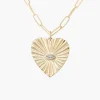 Sunbeam Heart Charm