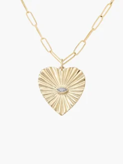 Sunbeam Heart Charm