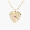 Sunbeam Heart Charm