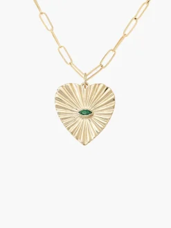 Sunbeam Heart Charm