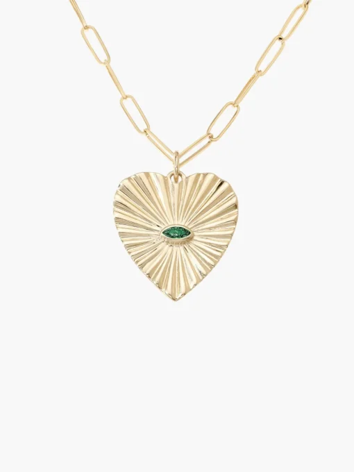 Sunbeam Heart Charm
